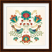 Folk Floral III v2 Fine Art Print