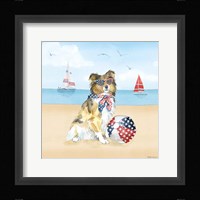 Summer Paws Patriotic V Fine Art Print