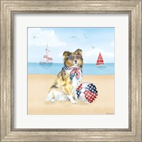 Summer Paws Patriotic V Fine Art Print