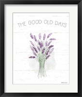 Farmhouse Cotton VII Sage Framed Print