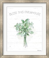 Farmhouse Cotton VI Sage Fine Art Print