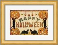 Halloween Nostalgia Happy Halloween Fine Art Print