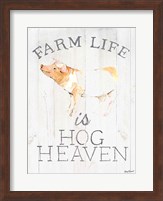 Farm Life wood Fine Art Print