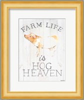 Farm Life wood Fine Art Print