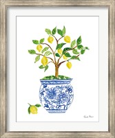 Lemon Chinoiserie I Fine Art Print