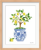 Lemon Chinoiserie I Fine Art Print