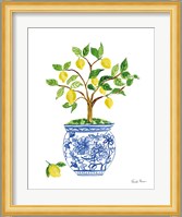 Lemon Chinoiserie I Fine Art Print