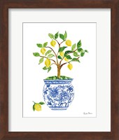 Lemon Chinoiserie I Fine Art Print