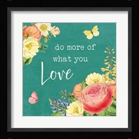 Garden District III Framed Print