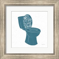 Turkish Tile Bathroom Puns IV Fine Art Print