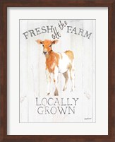 Fresh off the Farm wood Fine Art Print