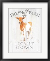 Fresh off the Farm wood Fine Art Print
