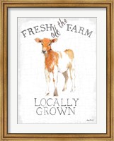 Fresh off the Farm enamel Fine Art Print