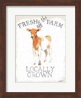 Fresh off the Farm burlap Fine Art Print