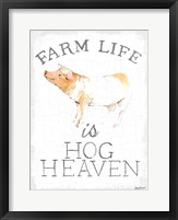 Farm Life enamel Fine Art Print