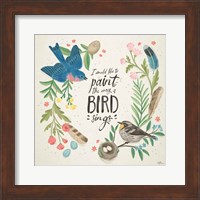 Bird Study V Fine Art Print
