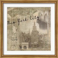 New York Vintage Fine Art Print