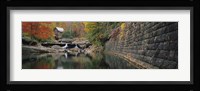 Watermill In A Forest, Glade Creek Grist Mill, Babcock State Park, West Virginia Fine Art Print