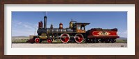 Train Engine On A Railroad Track, Locomotive 119, Utah Fine Art Print