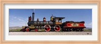 Train Engine On A Railroad Track, Locomotive 119, Utah Fine Art Print