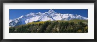 Low Angle View Of Snowcapped Mountains, Rocky Mountains, Colorado Fine Art Print