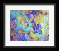 Colorful Mixed Paint Fine Art Print