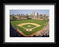 High Angle View Of A Stadium, Wrigley Field, Chicago, Illinois Fine Art Print