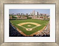 High Angle View Of A Stadium, Wrigley Field, Chicago, Illinois Fine Art Print
