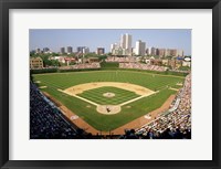 High Angle View Of A Stadium, Wrigley Field, Chicago, Illinois Fine Art Print