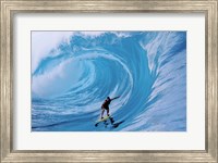 Man Surfing In The Sea Fine Art Print