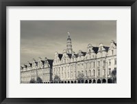 Grand Place Buildings And Town Hall Tower, Arras, France Fine Art Print
