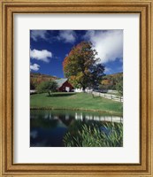 Autumn Farm Scene Eaton Center Nh Fine Art Print
