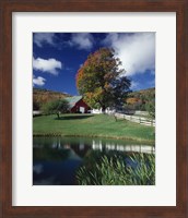 Autumn Farm Scene Eaton Center Nh Fine Art Print