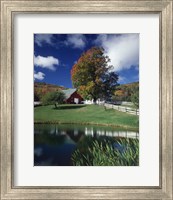 Autumn Farm Scene Eaton Center Nh Fine Art Print