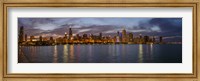 City At The Waterfront, Lake Michigan, Illinois Fine Art Print