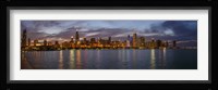 City At The Waterfront, Lake Michigan, Illinois Fine Art Print