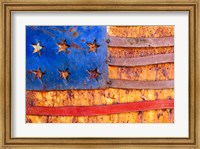 Painted US Flag Fine Art Print