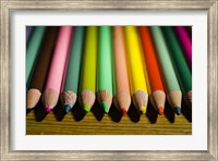 Set Of Colored Pencils Fine Art Print