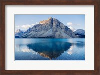 Mountain Reflecting In Lake At Banff National Park, Alberta, Canada Fine Art Print