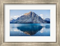 Mountain Reflecting In Lake At Banff National Park, Alberta, Canada Fine Art Print