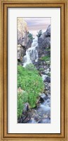 View Of Waterfall Comes Into Rocky River, Broken Falls, Wyoming Fine Art Print