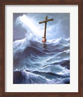 Clinging To The Cross Fine Art Print