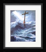 Clinging To The Cross Fine Art Print
