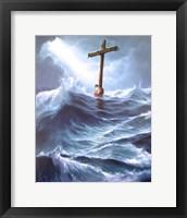 Clinging To The Cross Fine Art Print