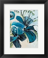 Flowers of Azure I Fine Art Print