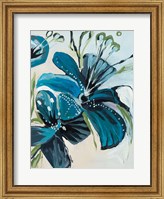Flowers of Azure I Fine Art Print