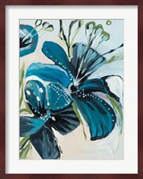 Flowers of Azure I Fine Art Print