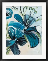 Flowers of Azure I Fine Art Print