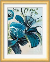 Flowers of Azure I Fine Art Print