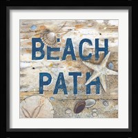 Beach Path Framed Print